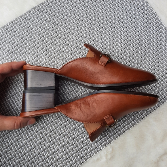 Patricia Nash Tilly Loafers Slip On Chunky Mules Rope Bridle Gift 6 Brown NEW - Picture 4 of 13